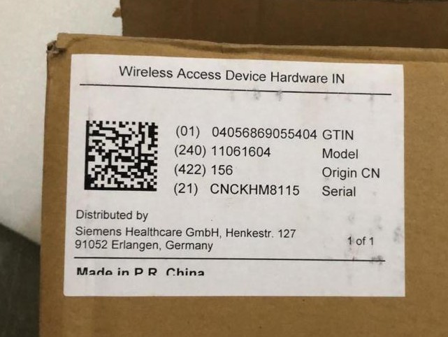 Wireless Access Device Hardware in 11061604 Siemens