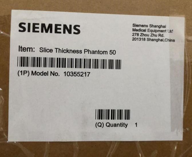 Slice Thickness Phantom 50 for Siemens 10355217