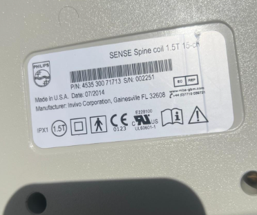 453530071713 MRI 15 Channel Sense Spine Coil 4535-300-93182