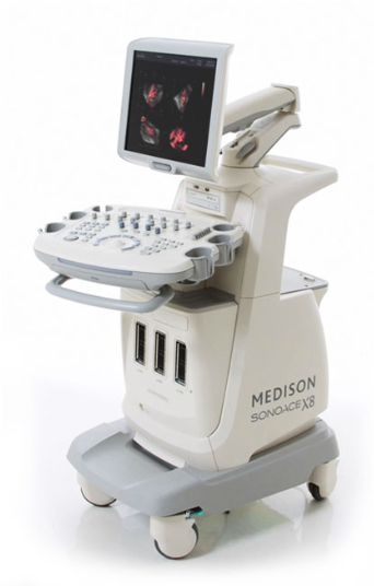 Samsung Medison SonoAce X8 parts used in diagnostic imaging